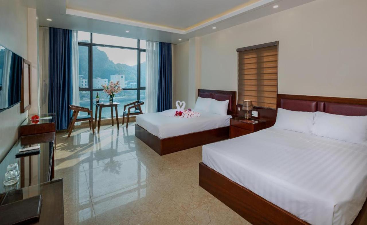 Aroma Cat Ba Sea View Hotel Chan Chau Exterior foto