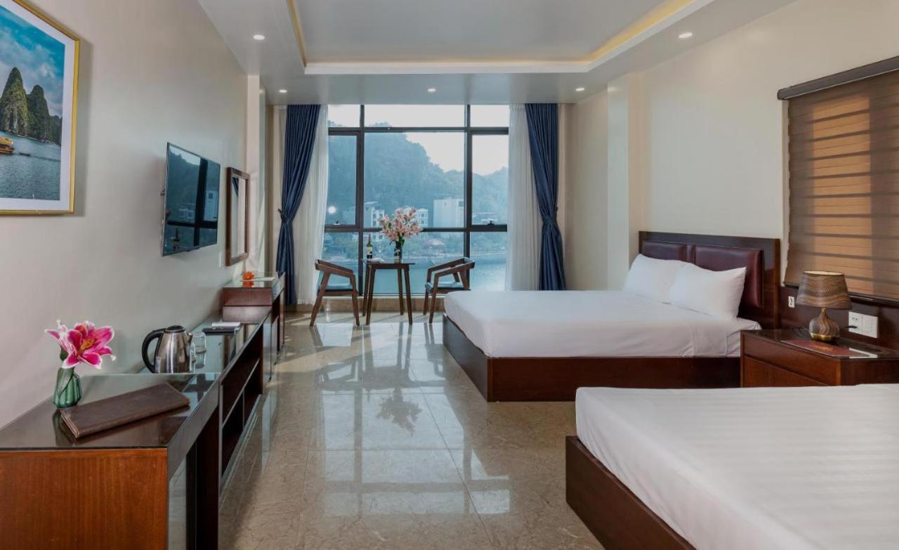 Aroma Cat Ba Sea View Hotel Chan Chau Exterior foto